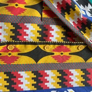 Vintage Aztec button up shirt
